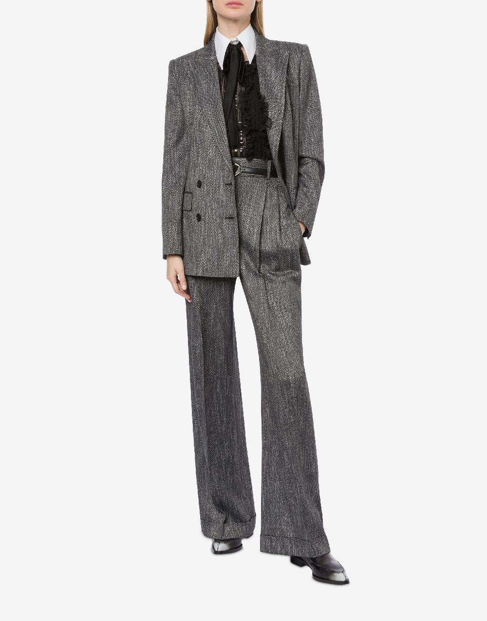 Alberta Ferretti Giacca doppiopetto in chevron Negozi Online