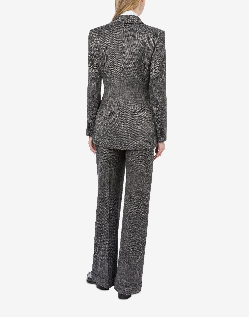 Alberta Ferretti Giacca doppiopetto in chevron Negozi Online