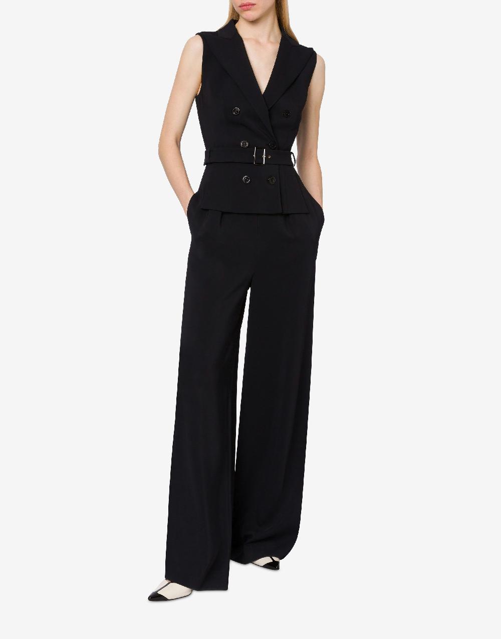 Alberta Ferretti Tuta in cady stretch Sconto