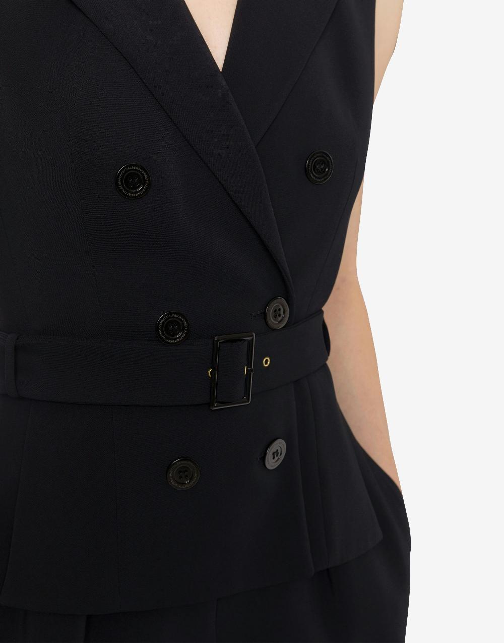 Alberta Ferretti Tuta in cady stretch Sconto