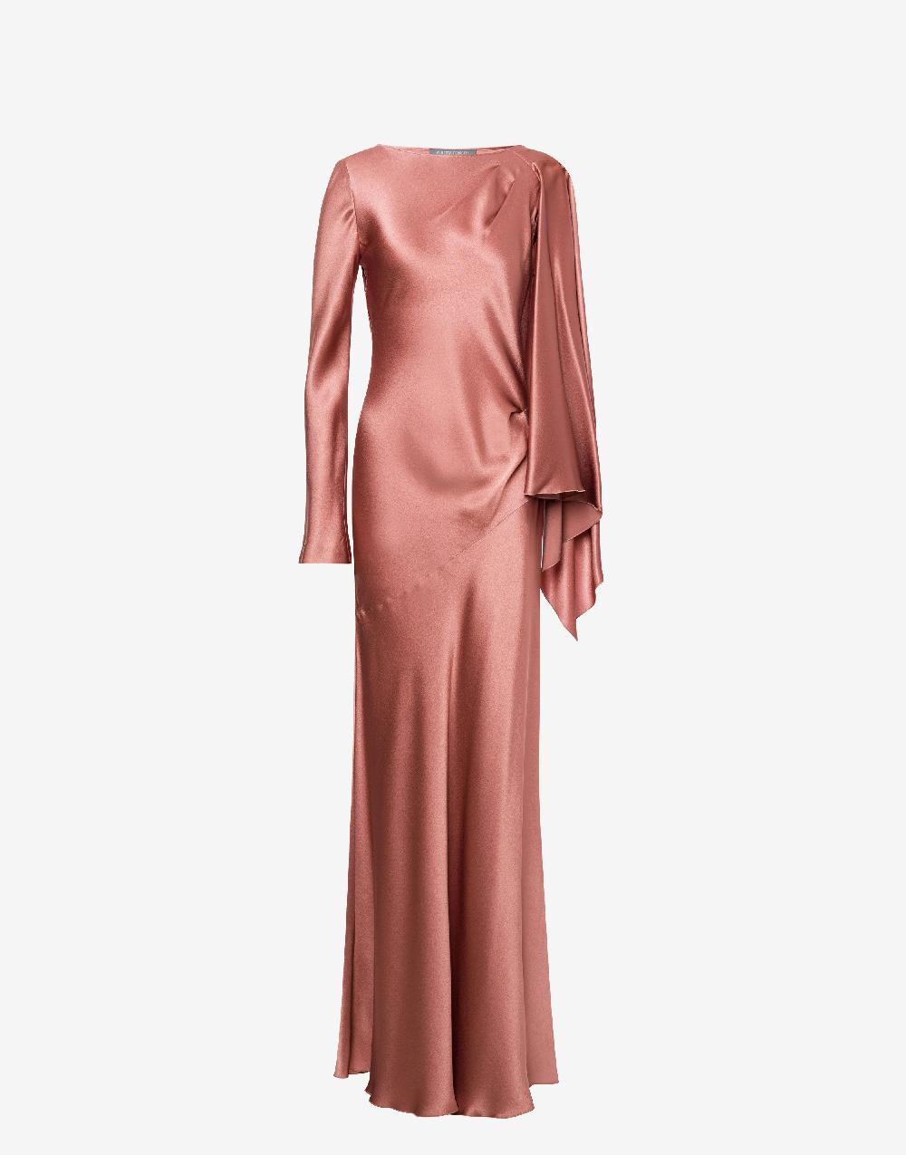Alberta Ferretti Abito in raso Outlet