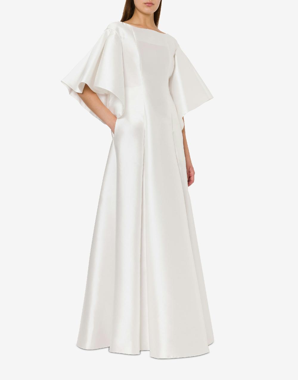 Alberta Ferretti Abito lungo in mikado In Saldo