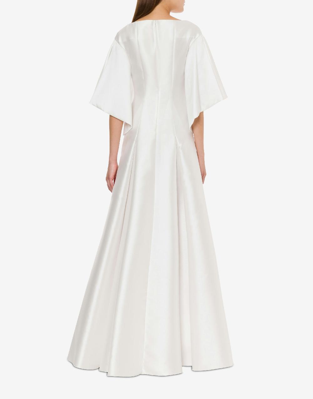 Alberta Ferretti Abito lungo in mikado In Saldo