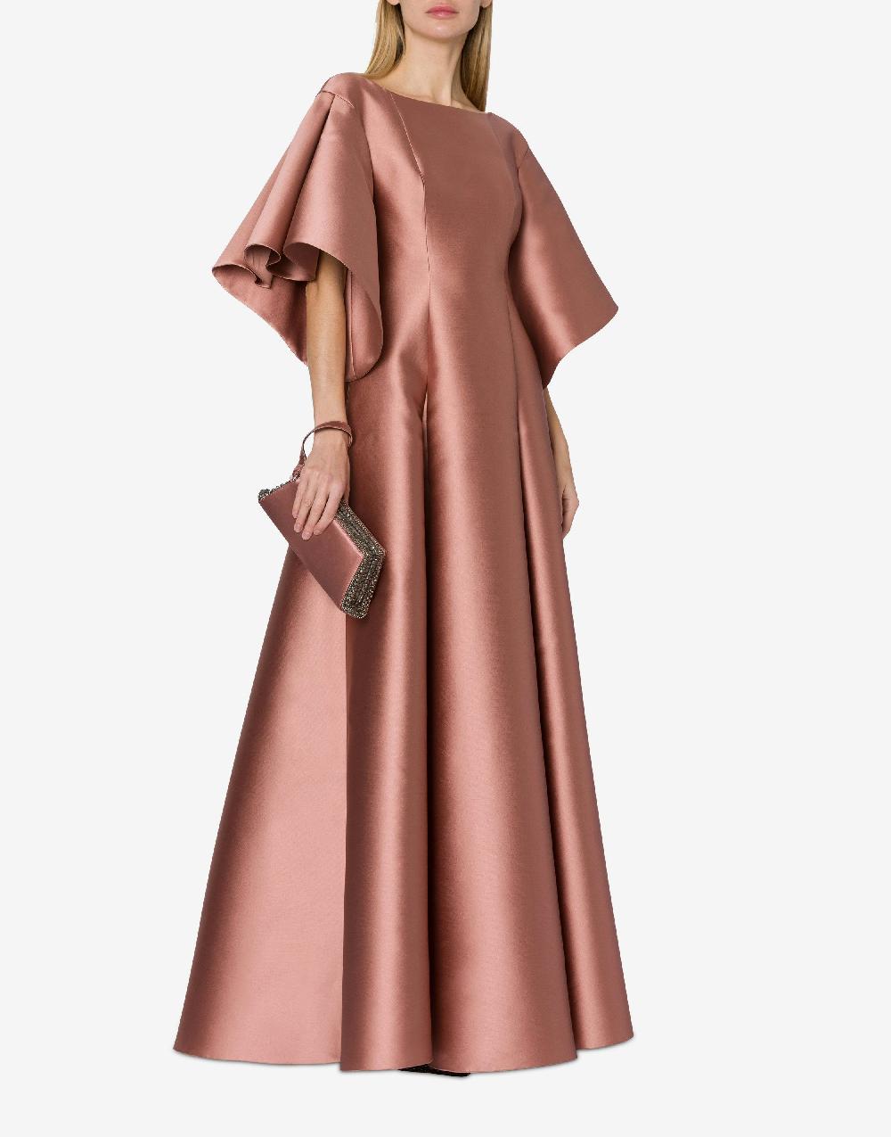Alberta Ferretti Abito lungo in mikado Nuovo