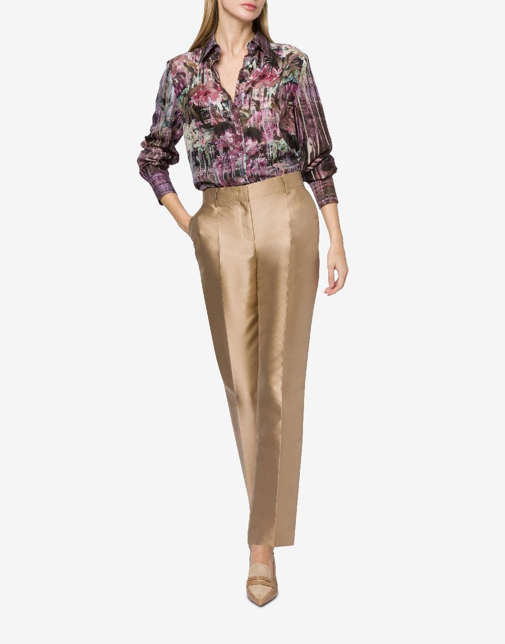 Alberta Ferretti Pantalone in mikado Promozione
