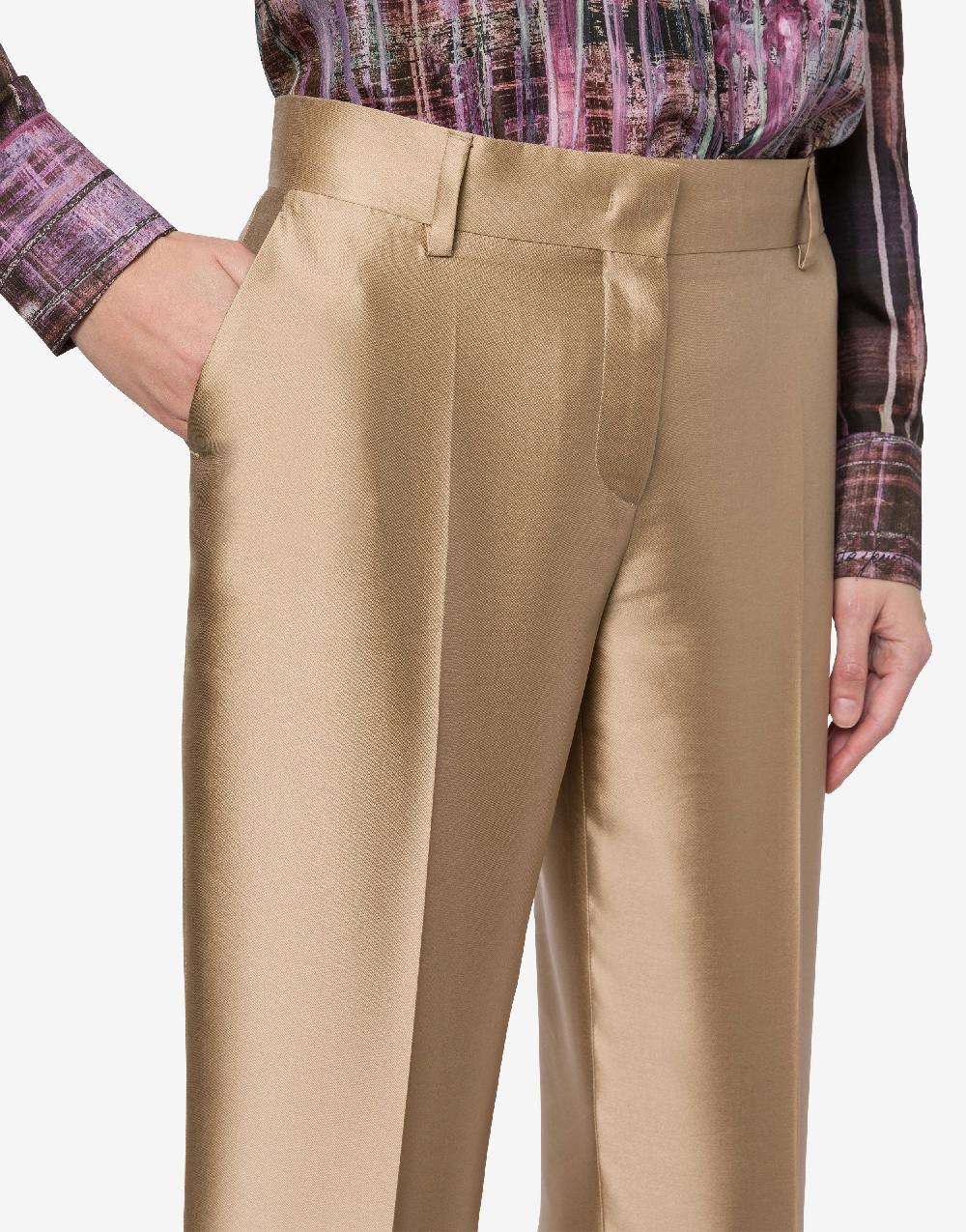 Alberta Ferretti Pantalone in mikado Promozione