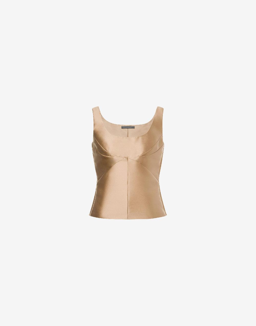 Alberta Ferretti Top in mikado