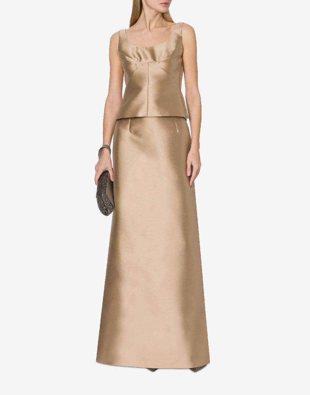 Alberta Ferretti Gonna lunga in mikado Pezzi Unici