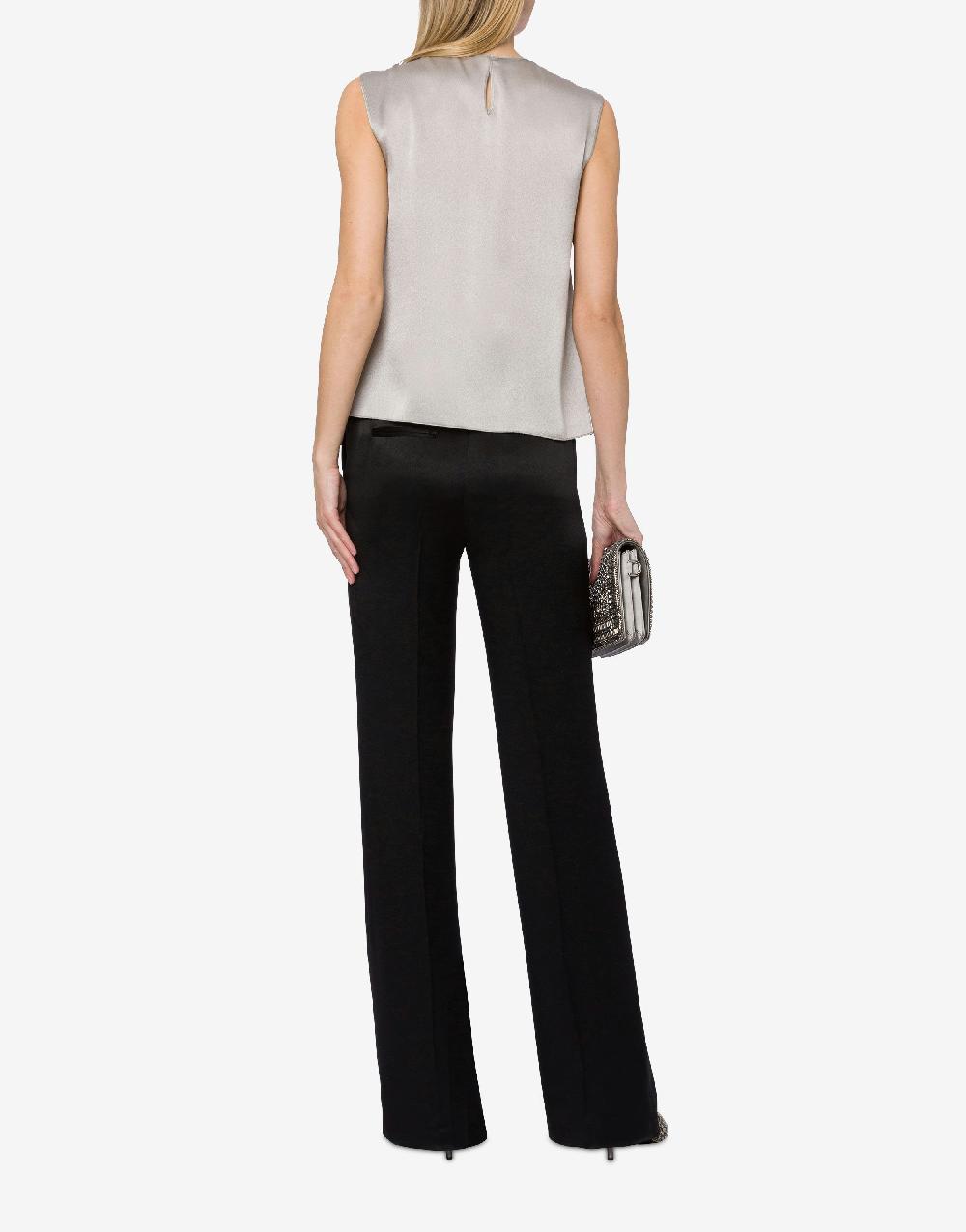 Alberta Ferretti Pantalone sartoriale in raso Shopping Online