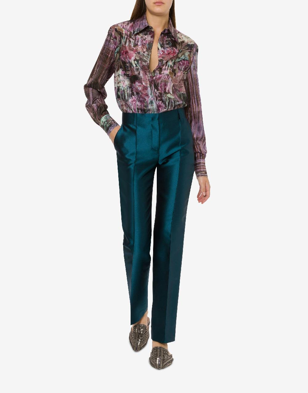 Alberta Ferretti Pantalone in mikado Convenienza