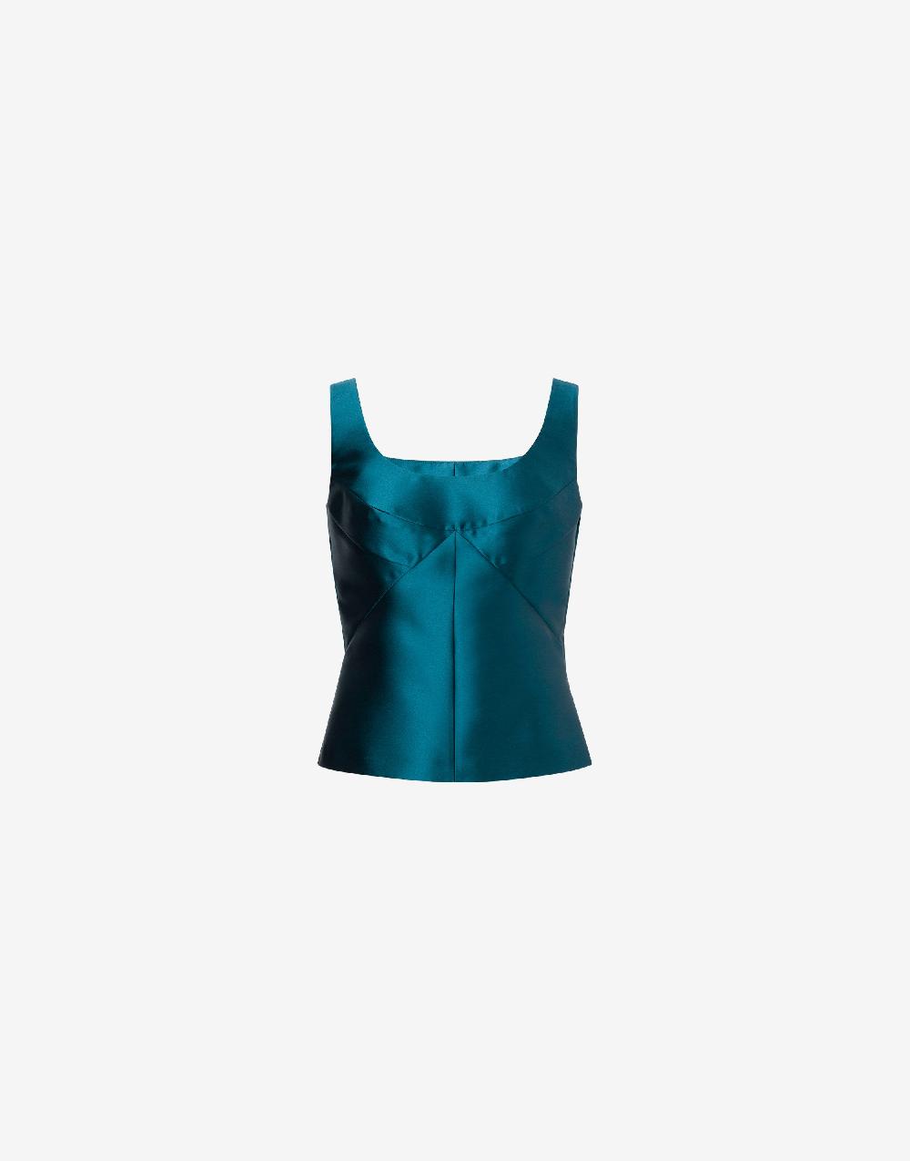 Alberta Ferretti Top in mikado
