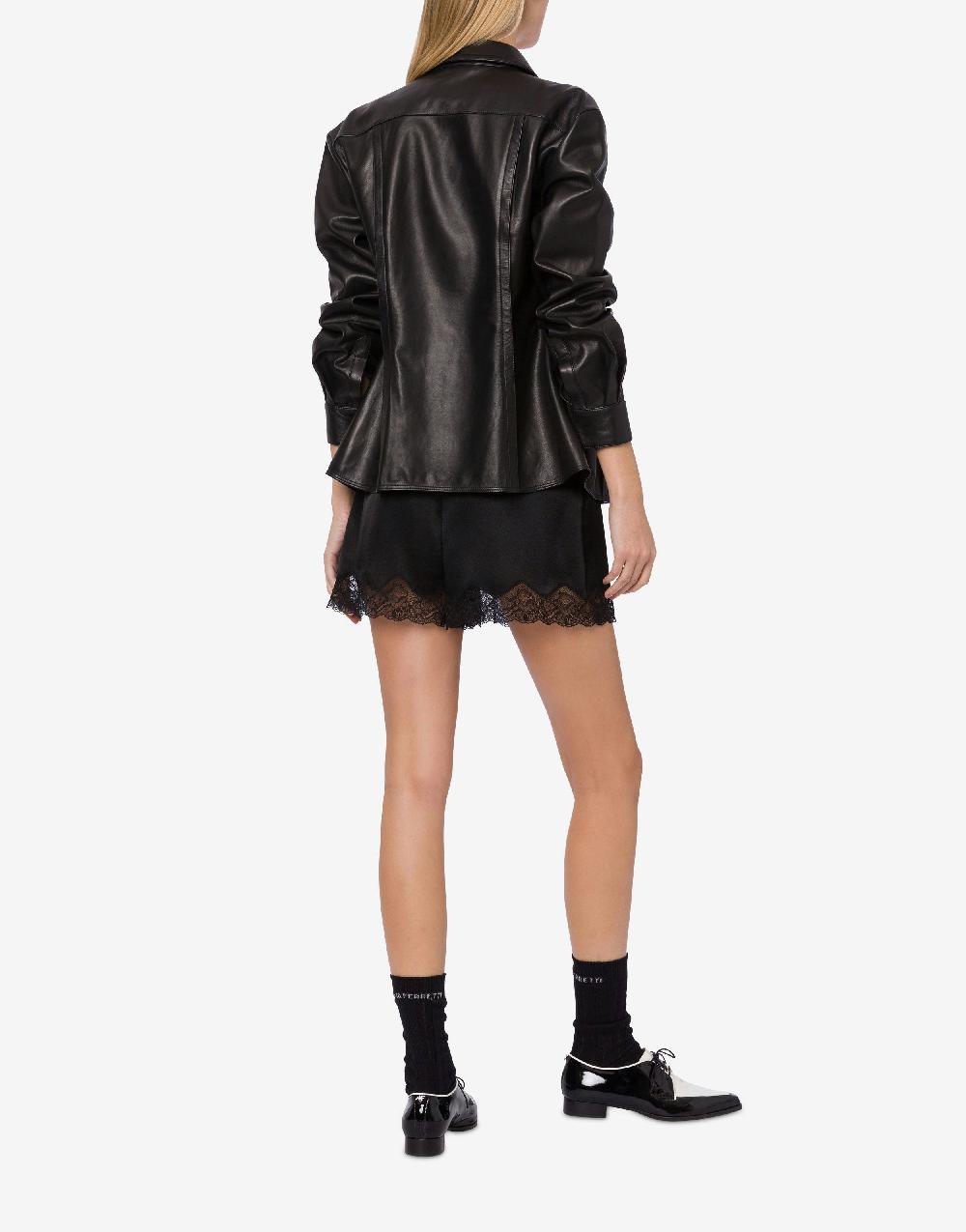 Alberta Ferretti Short in raso con pizzo Outlet