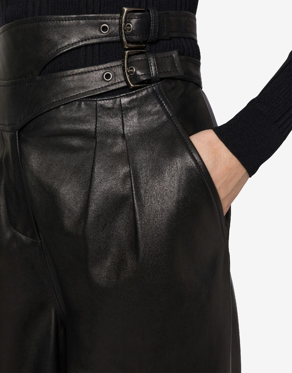Alberta Ferretti Pantalone in nappa glossy Hotsell