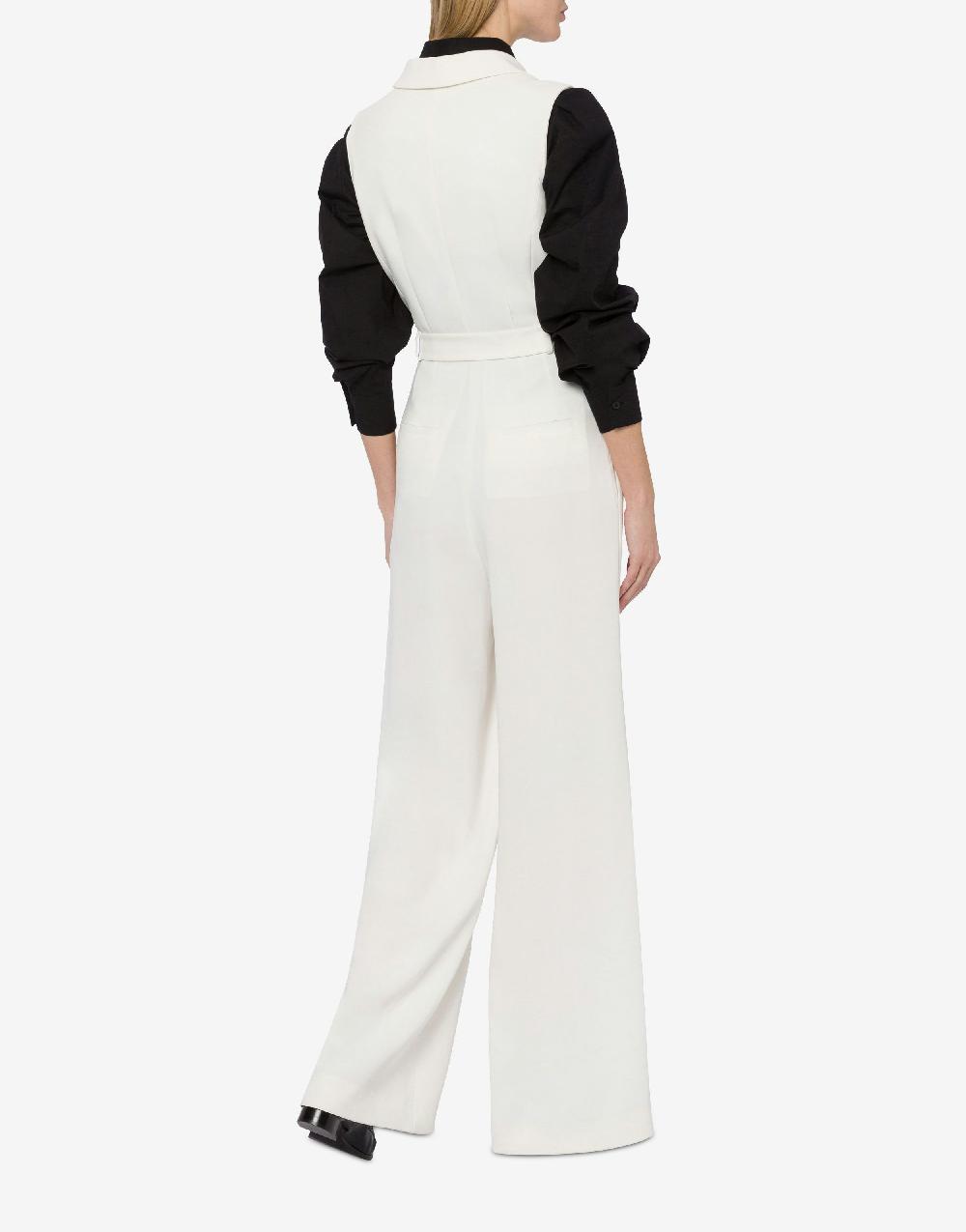 Alberta Ferretti Tuta in cady stretch Vendita Calda
