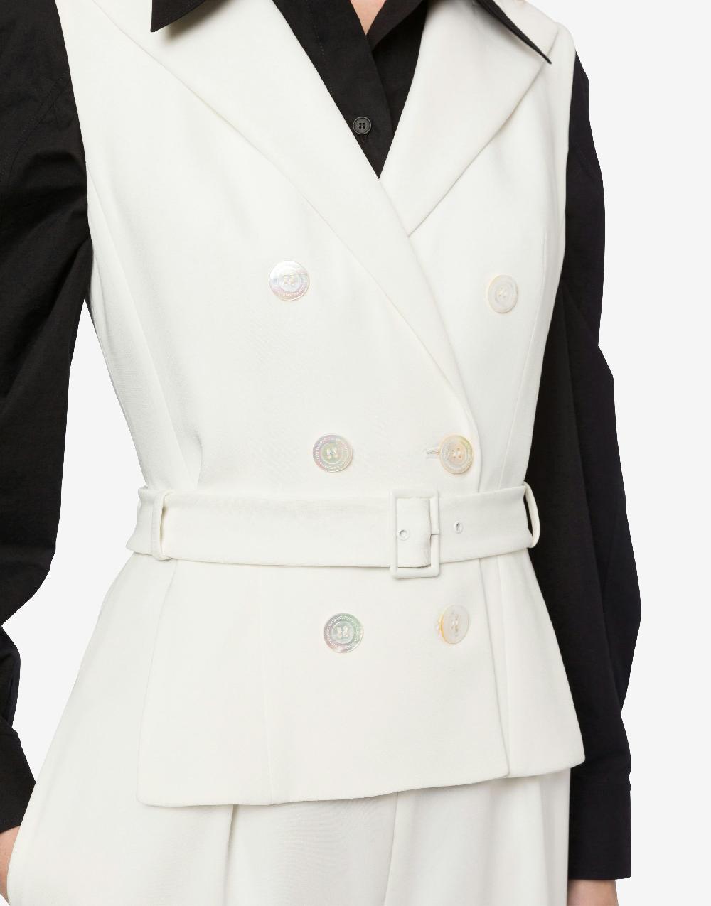 Alberta Ferretti Tuta in cady stretch Vendita Calda