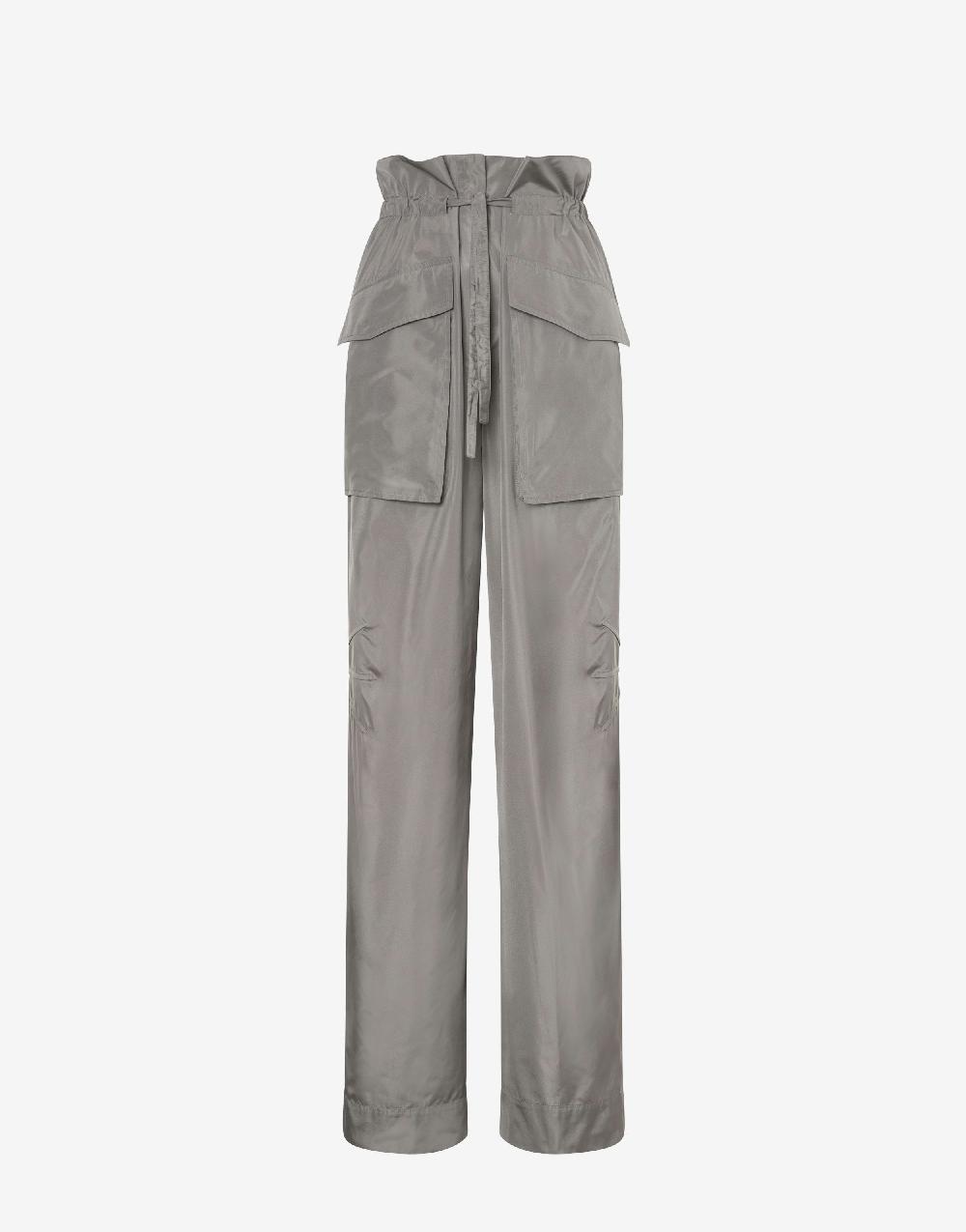 Alberta Ferretti Pantalone a vita alta in taffetà