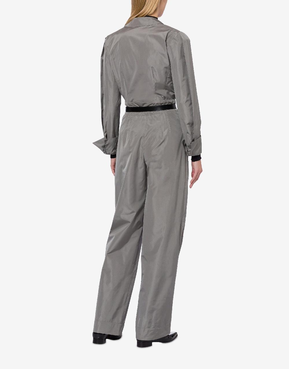 Alberta Ferretti Pantalone a vita alta in taffetà In Saldo