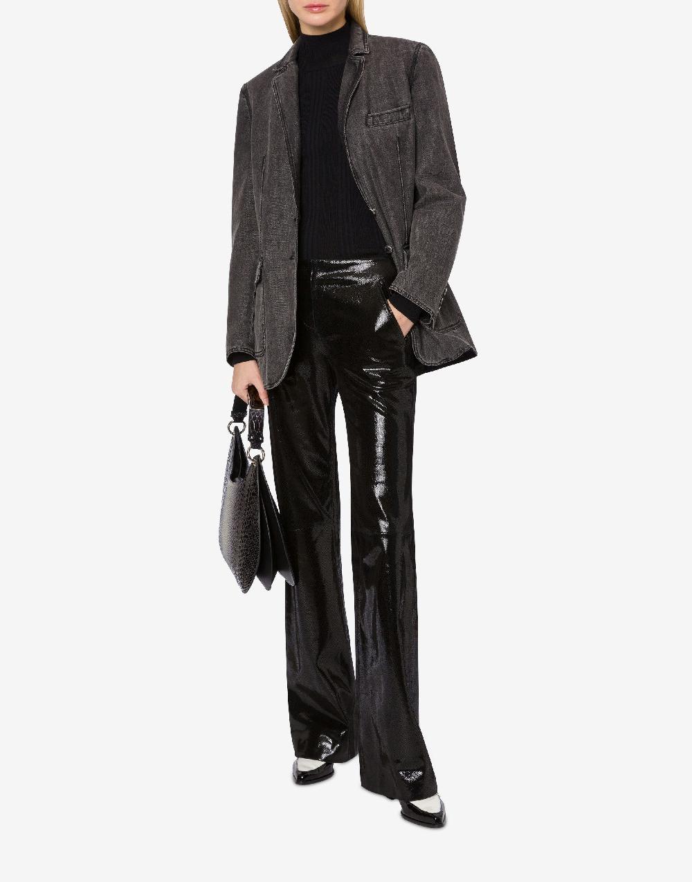 Alberta Ferretti Giacca in denim marmorizzato Stone Washed 2025