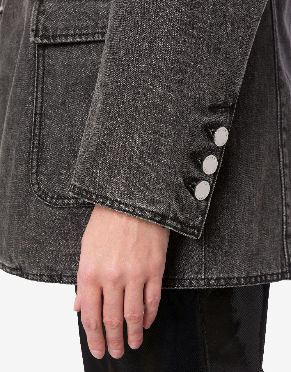 Alberta Ferretti Giacca in denim marmorizzato Stone Washed 2025