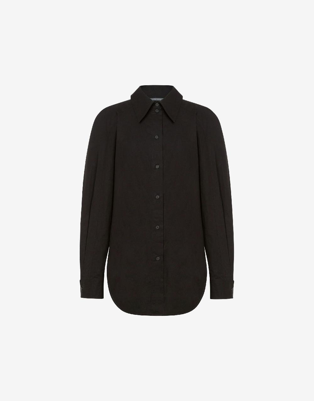 Alberta Ferretti Camicia oversize in popeline stretch