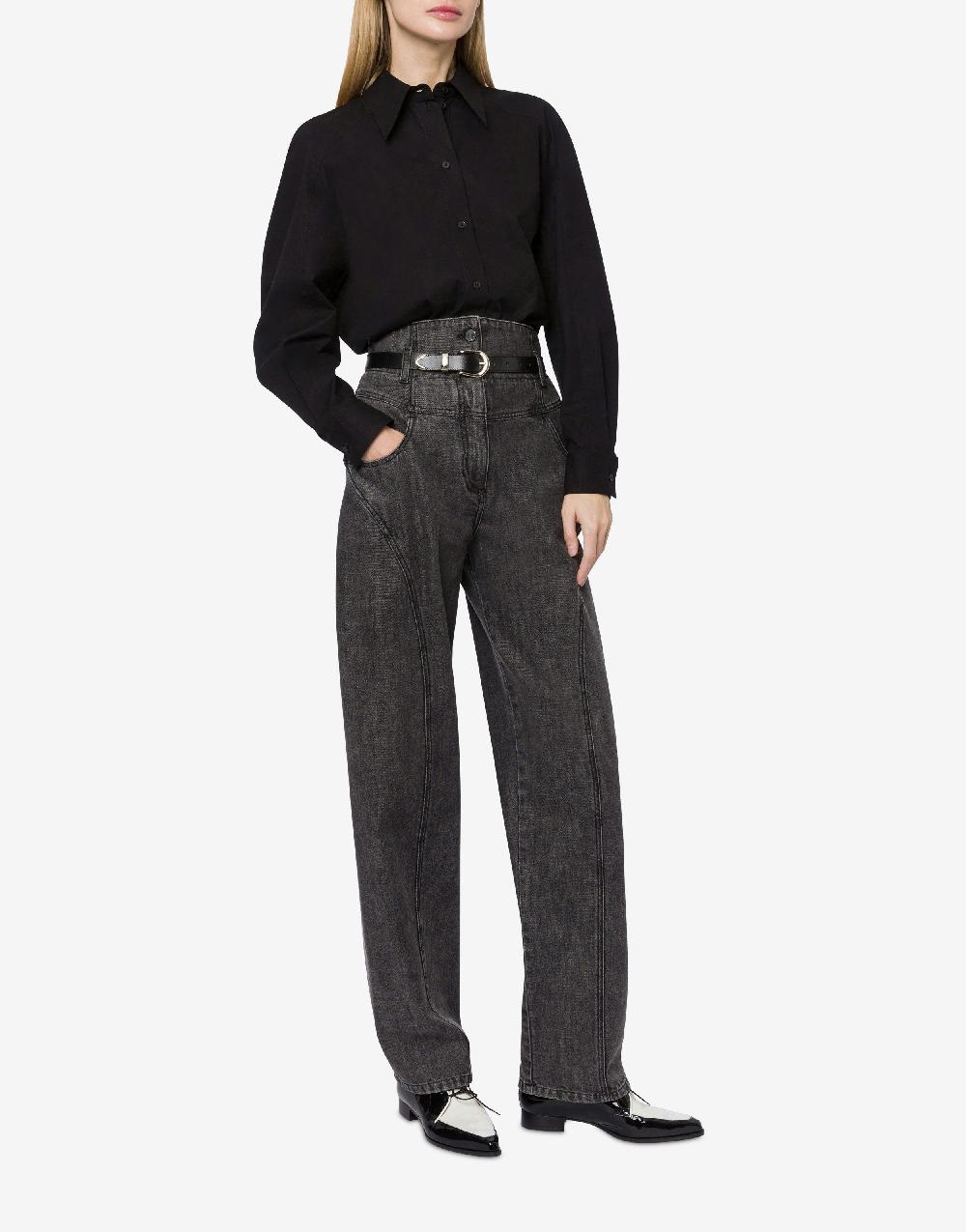 Alberta Ferretti Camicia oversize in popeline stretch Vendita