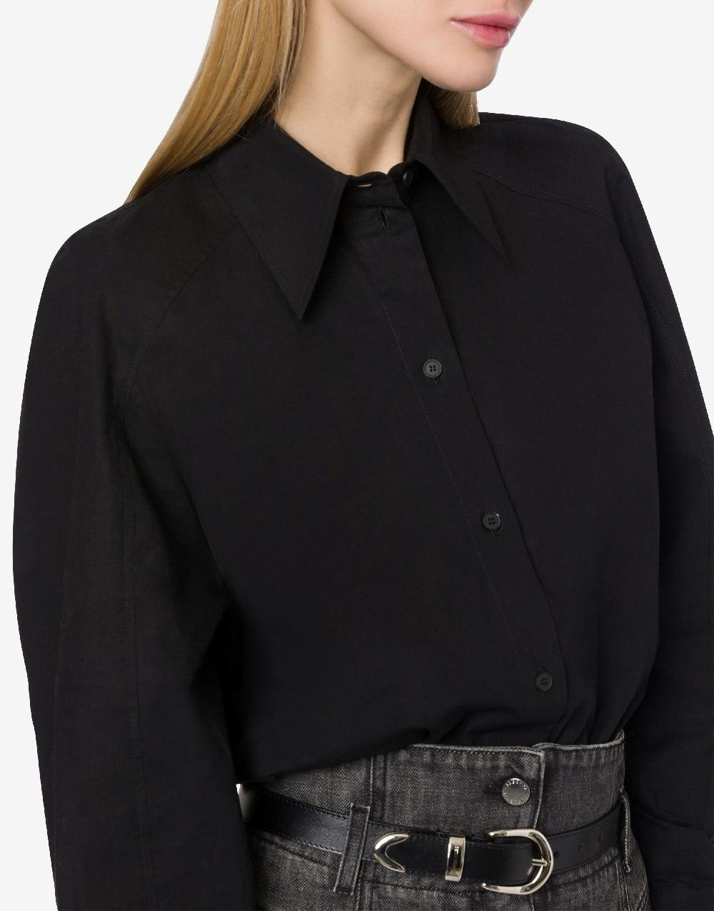 Alberta Ferretti Camicia oversize in popeline stretch Vendita