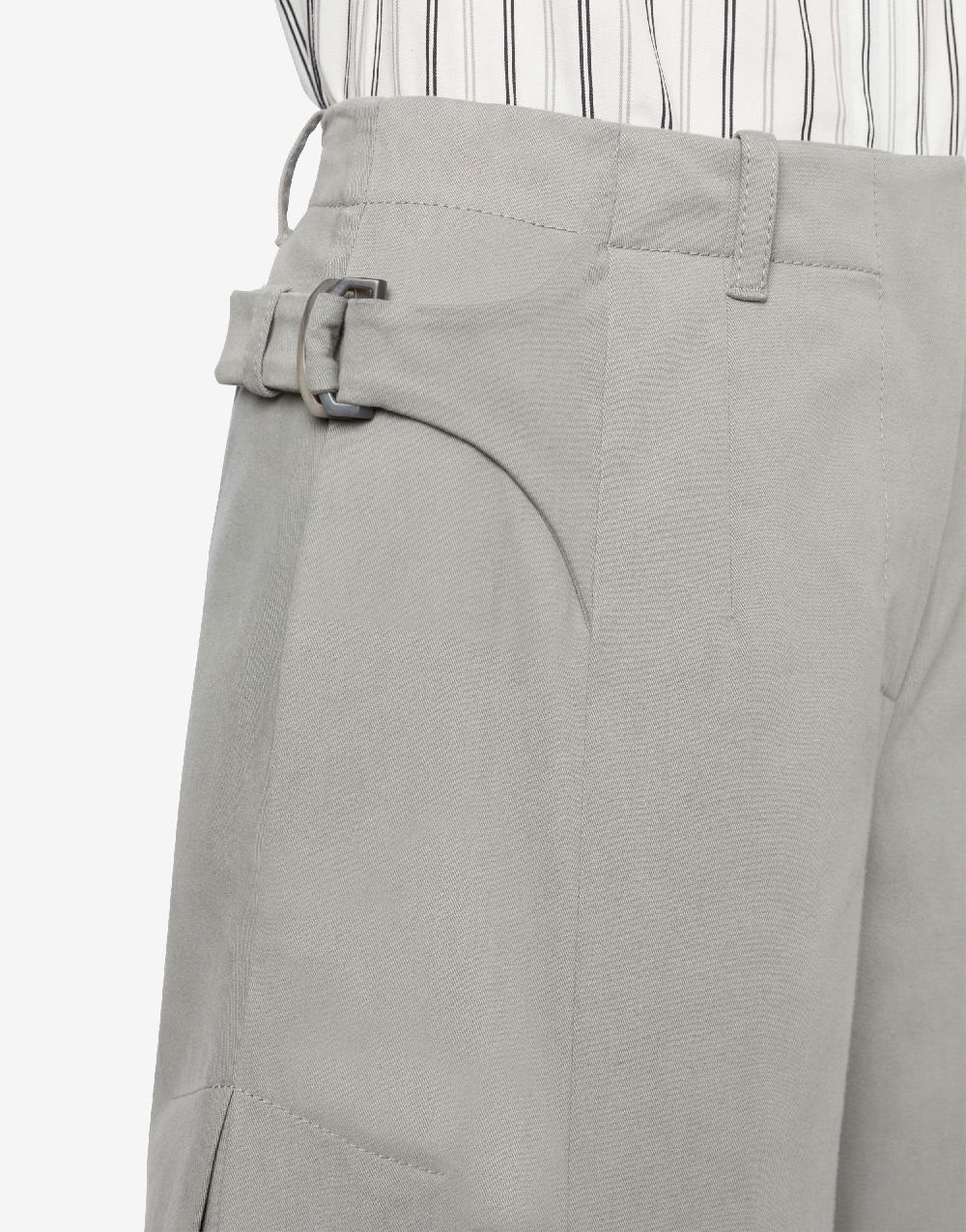 Alberta Ferretti Pantalone oversize in gabardina di cotone stretch Soddisfazione Garantita