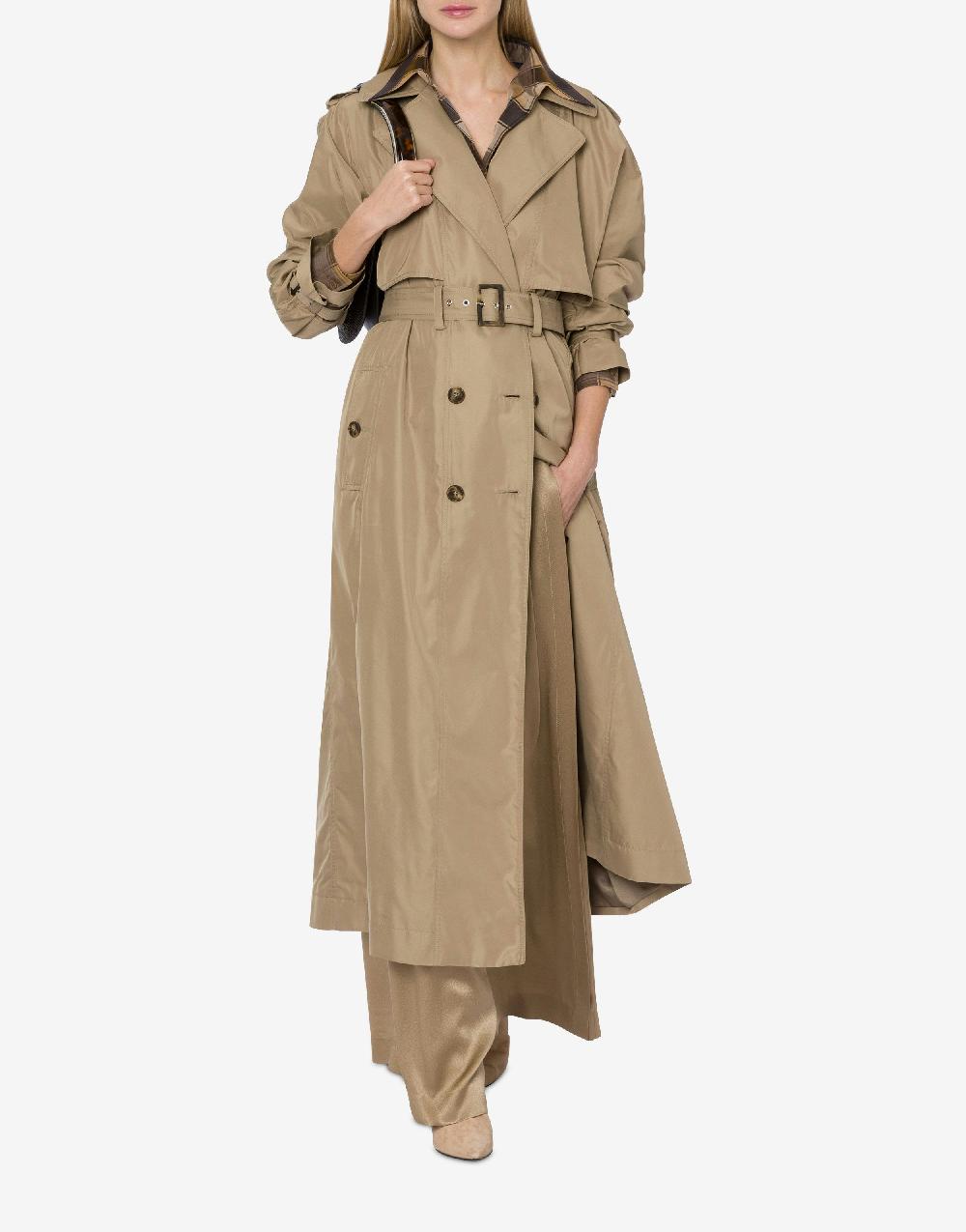 Alberta Ferretti Trench in tessuto tecnico water resistant Qualità Garantita