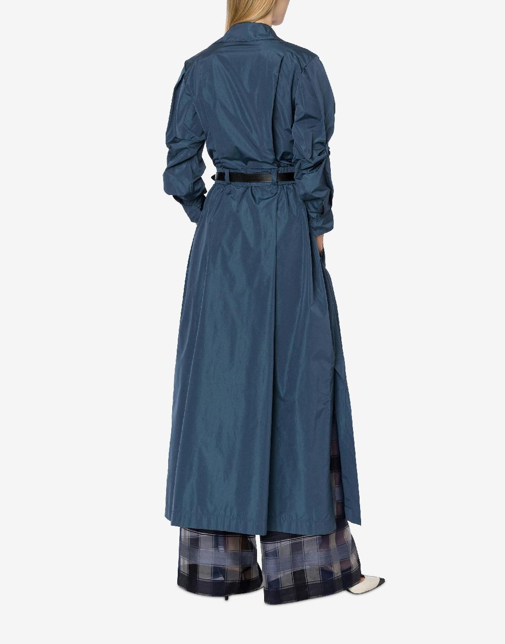 Alberta Ferretti Pantalone a palazzo in organza check lana seta Shopping Online