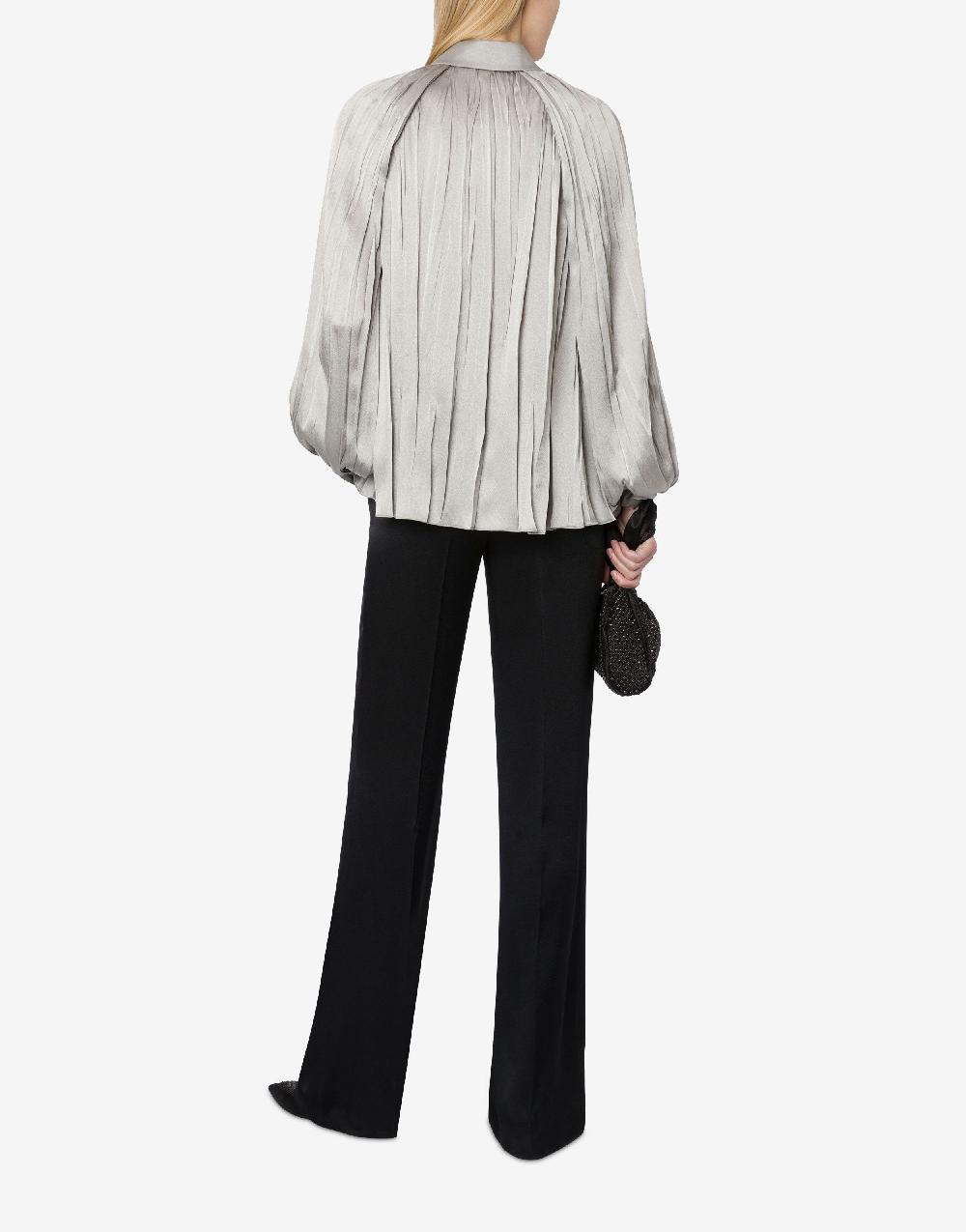 Alberta Ferretti Camicia in raso plissé Convenienza