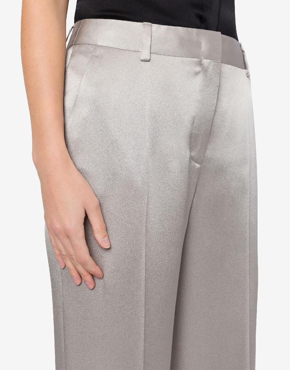 Alberta Ferretti Pantalone sartoriale in raso Novità