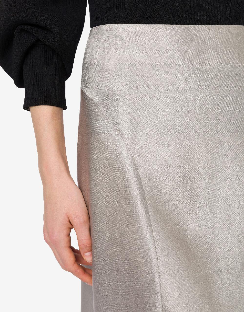 Alberta Ferretti Gonna longuette in raso Economico