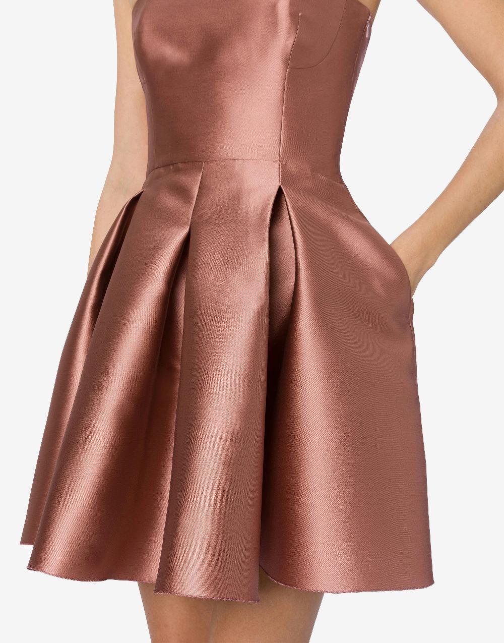 Alberta Ferretti Minidress bustier in mikado Online