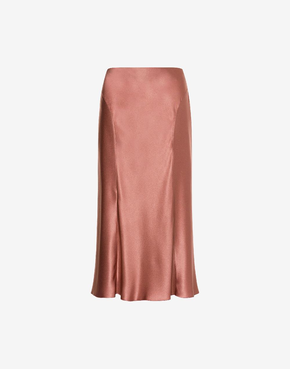 Alberta Ferretti Gonna longuette in raso