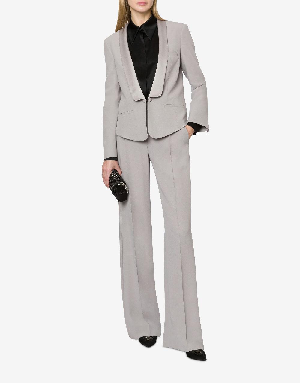 Alberta Ferretti Giacca smoking in enver satin Saldi