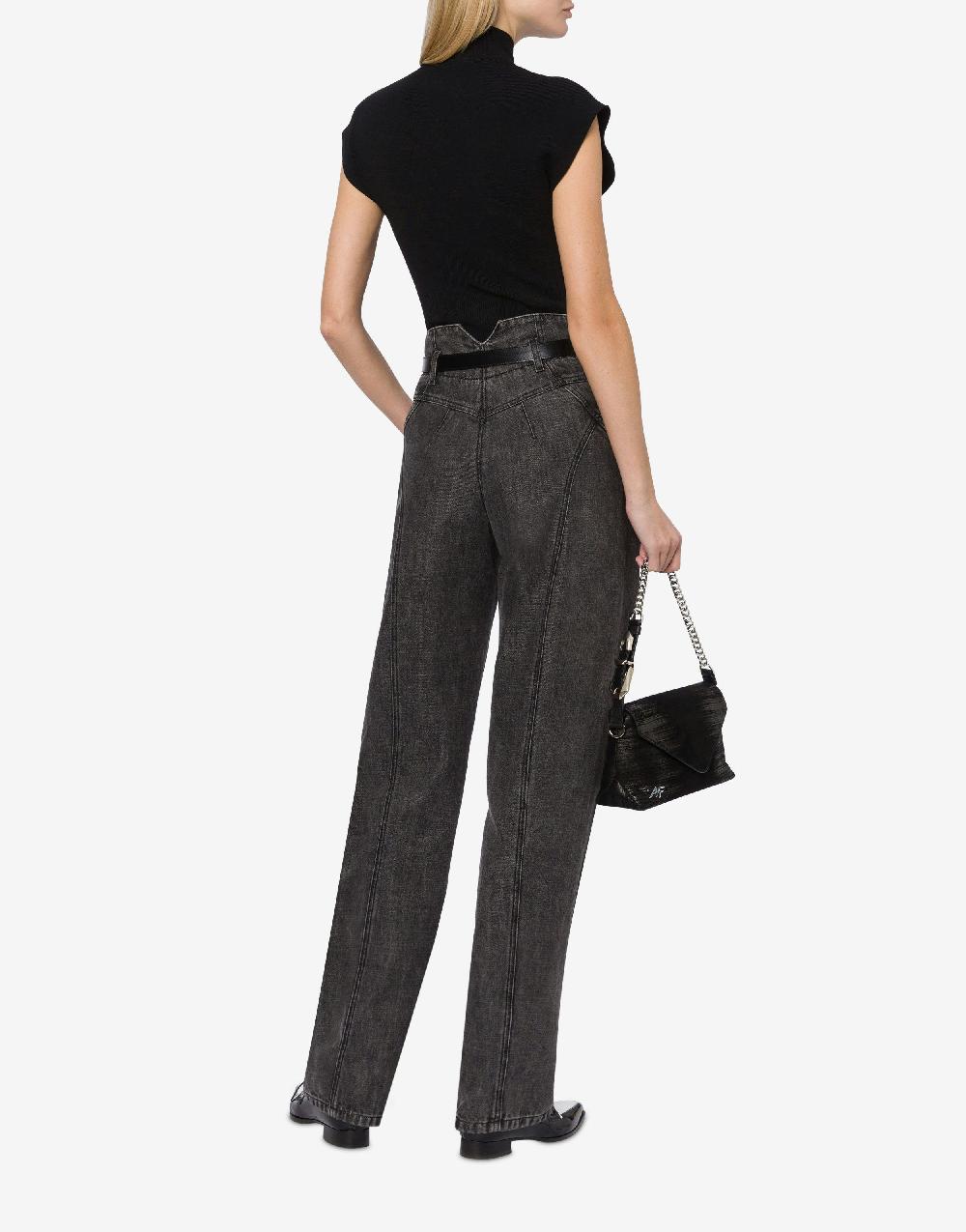 Alberta Ferretti Top a collo alto in maglia stretch I Più Venduti