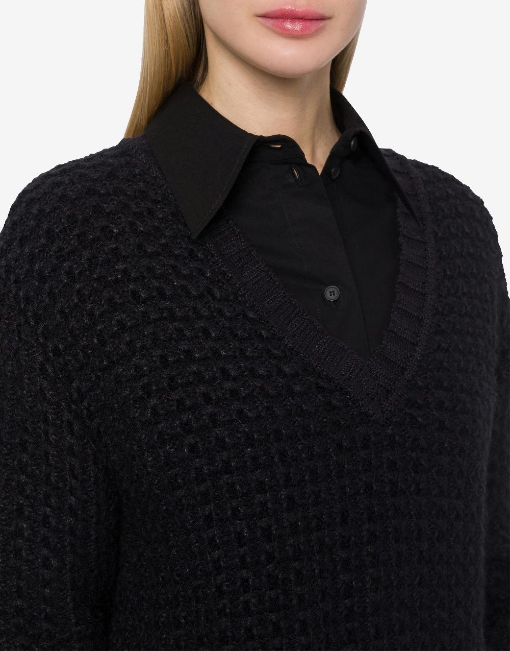 Alberta Ferretti Maglione oversize in misto mohair In Saldo