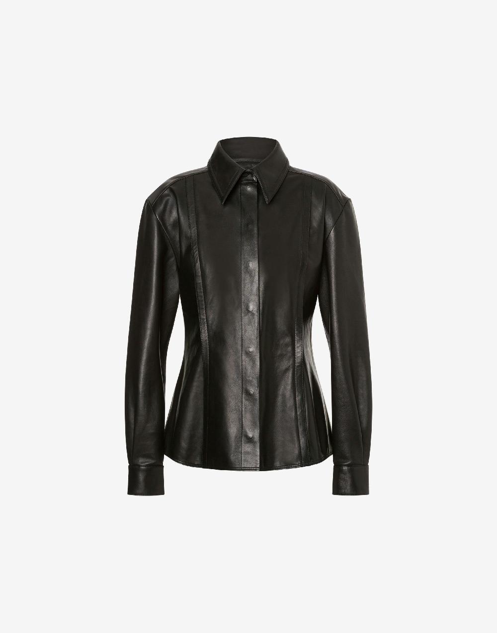 Alberta Ferretti Camicia in nappa glossy
