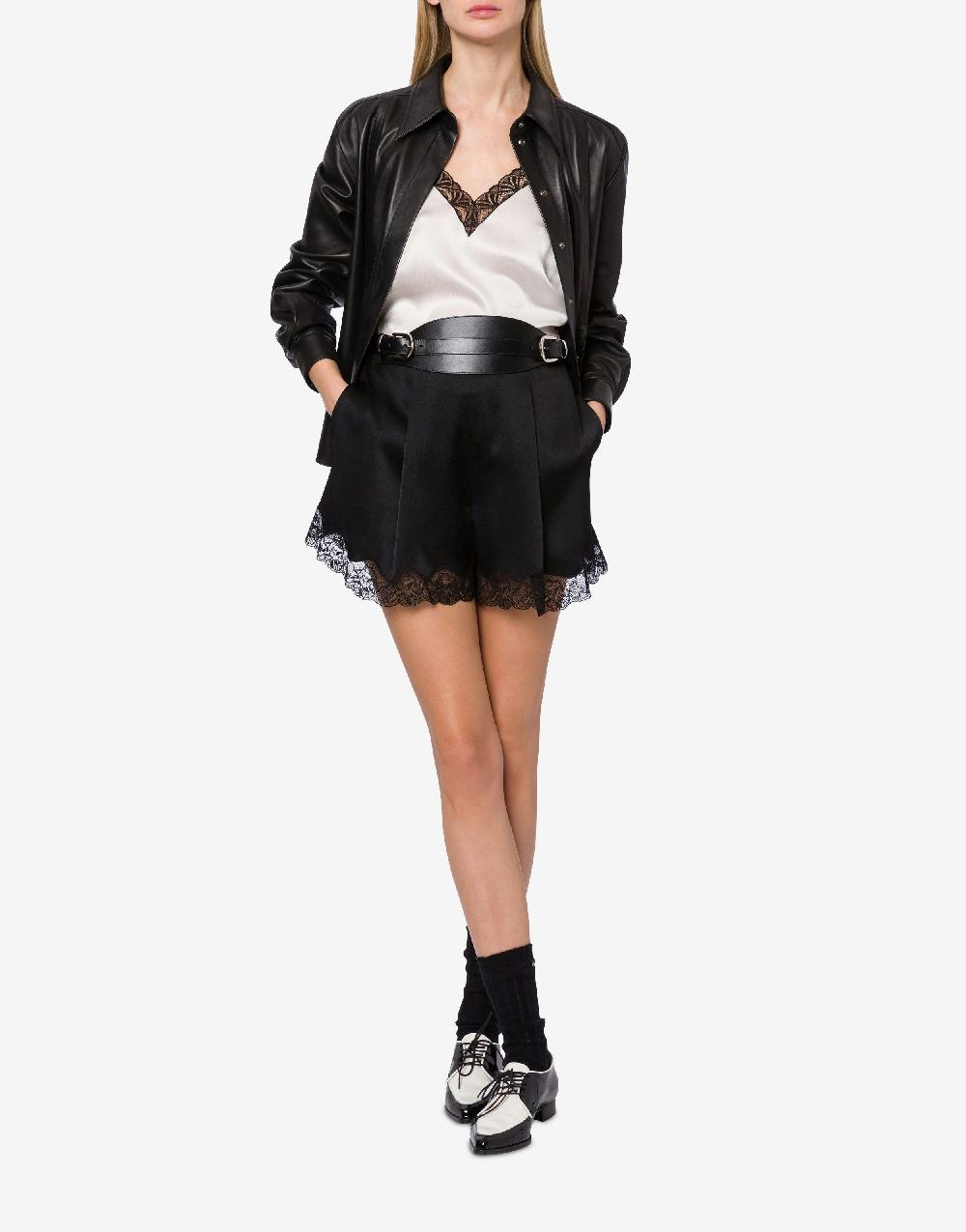 Alberta Ferretti Camicia in nappa glossy Italy