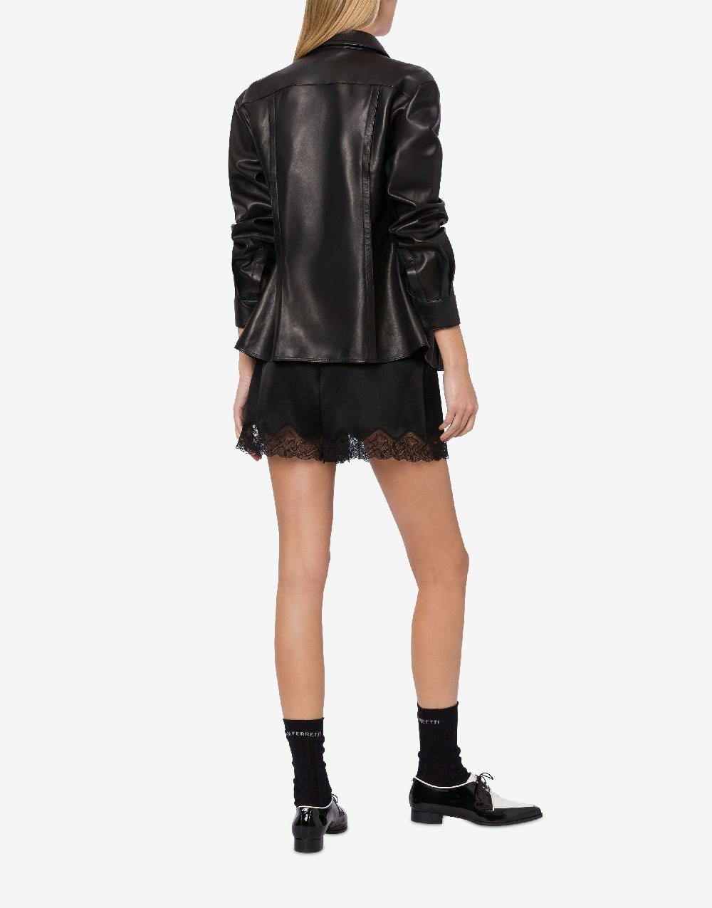 Alberta Ferretti Camicia in nappa glossy Italy