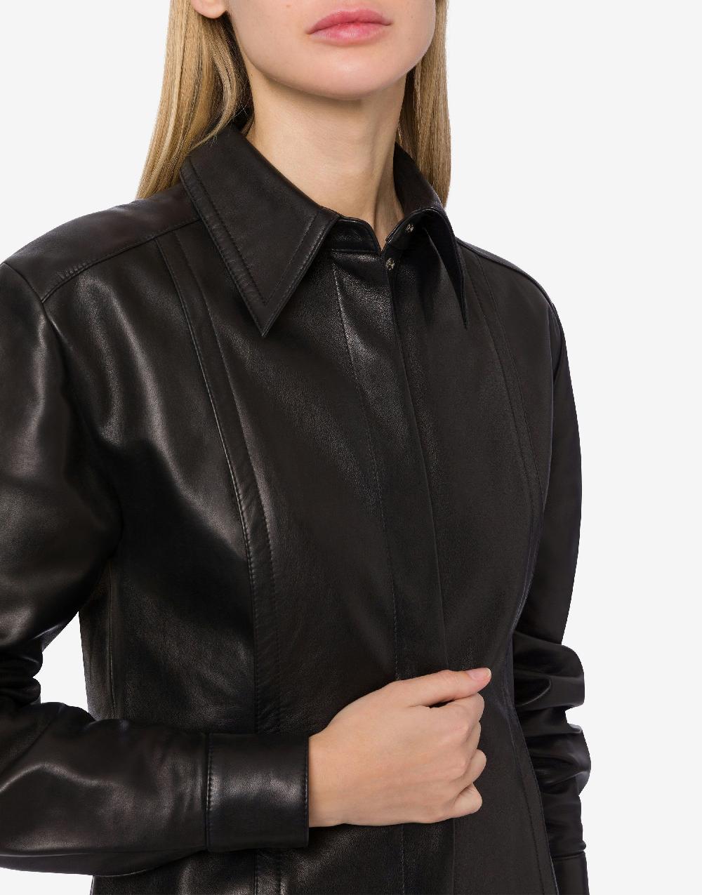 Alberta Ferretti Camicia in nappa glossy Italy