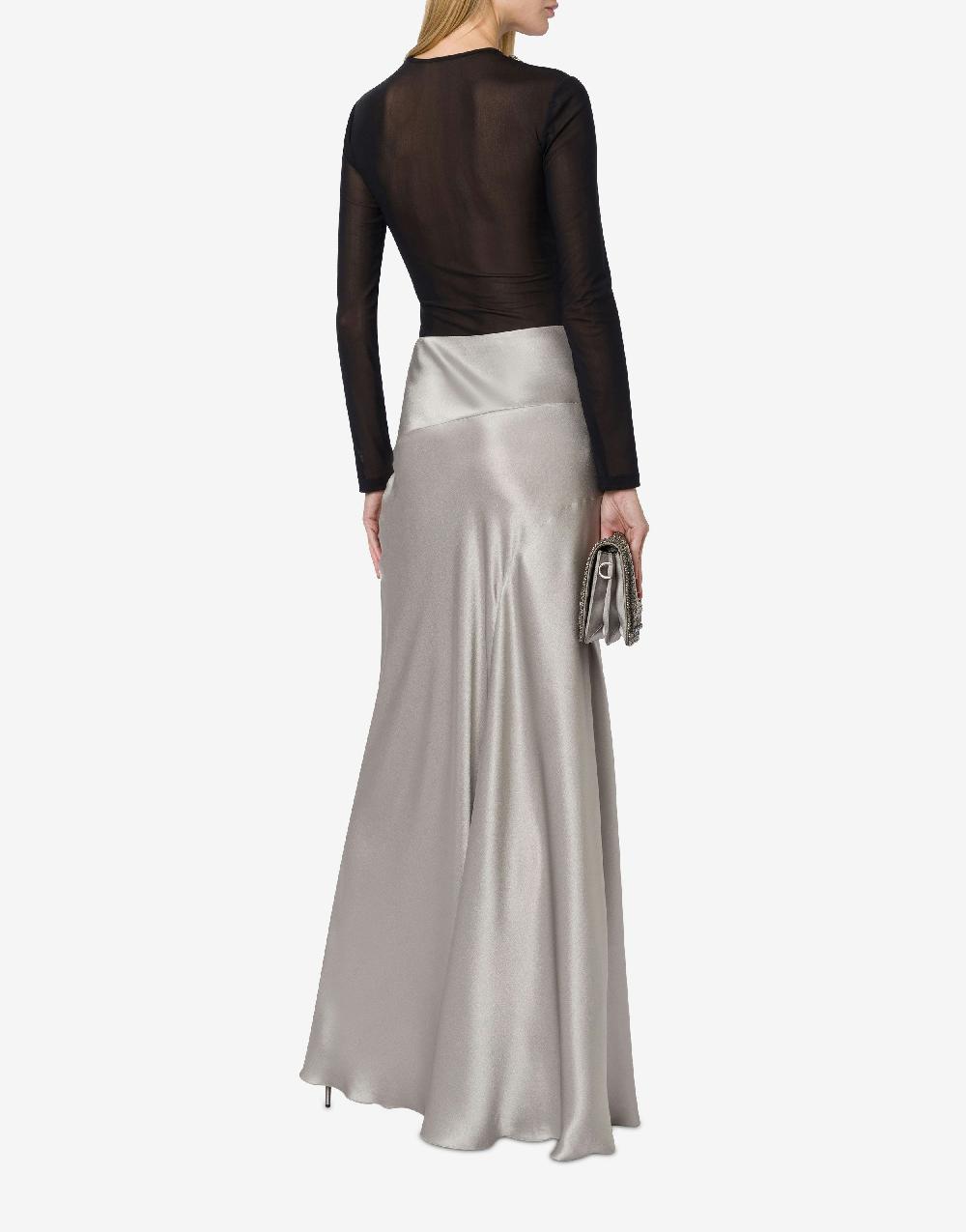Alberta Ferretti Gonna lunga in raso Qualità