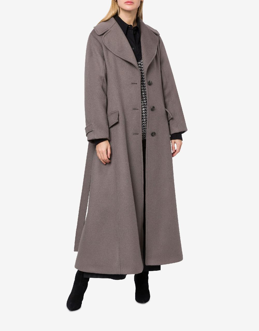 Alberta Ferretti Cappotto in panno di lana e cashmere Vendita