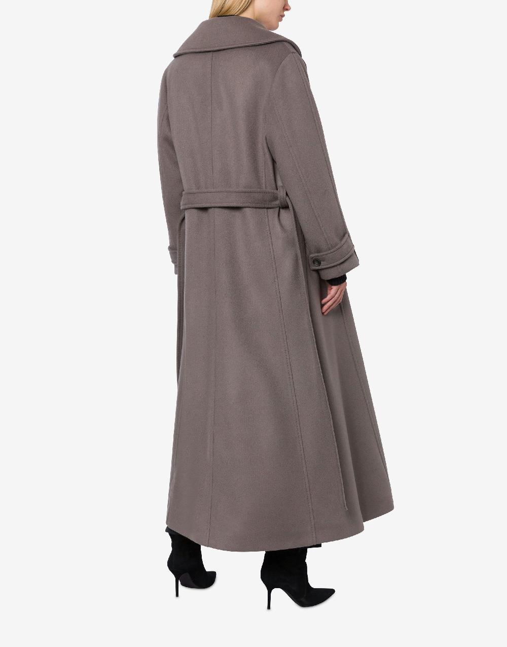 Alberta Ferretti Cappotto in panno di lana e cashmere Vendita