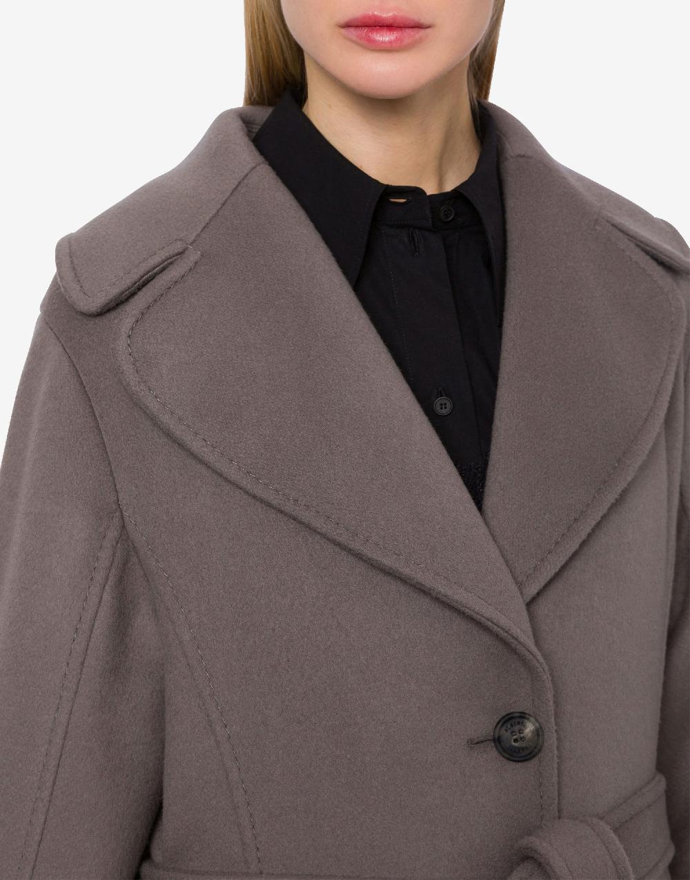 Alberta Ferretti Cappotto in panno di lana e cashmere Vendita