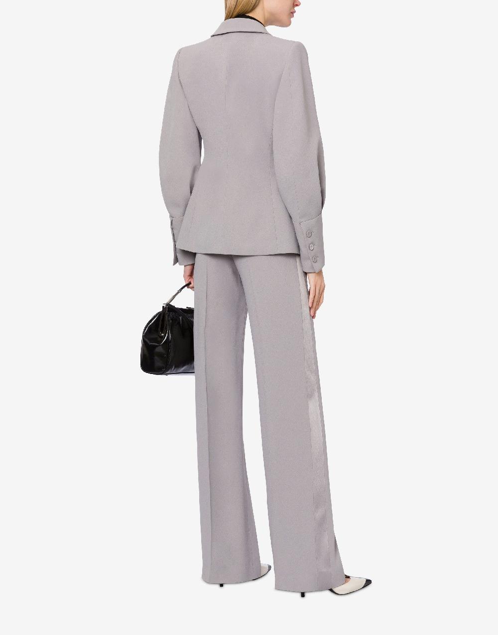 Alberta Ferretti Pantalone a vita bassa in enver satin Qualità Garantita