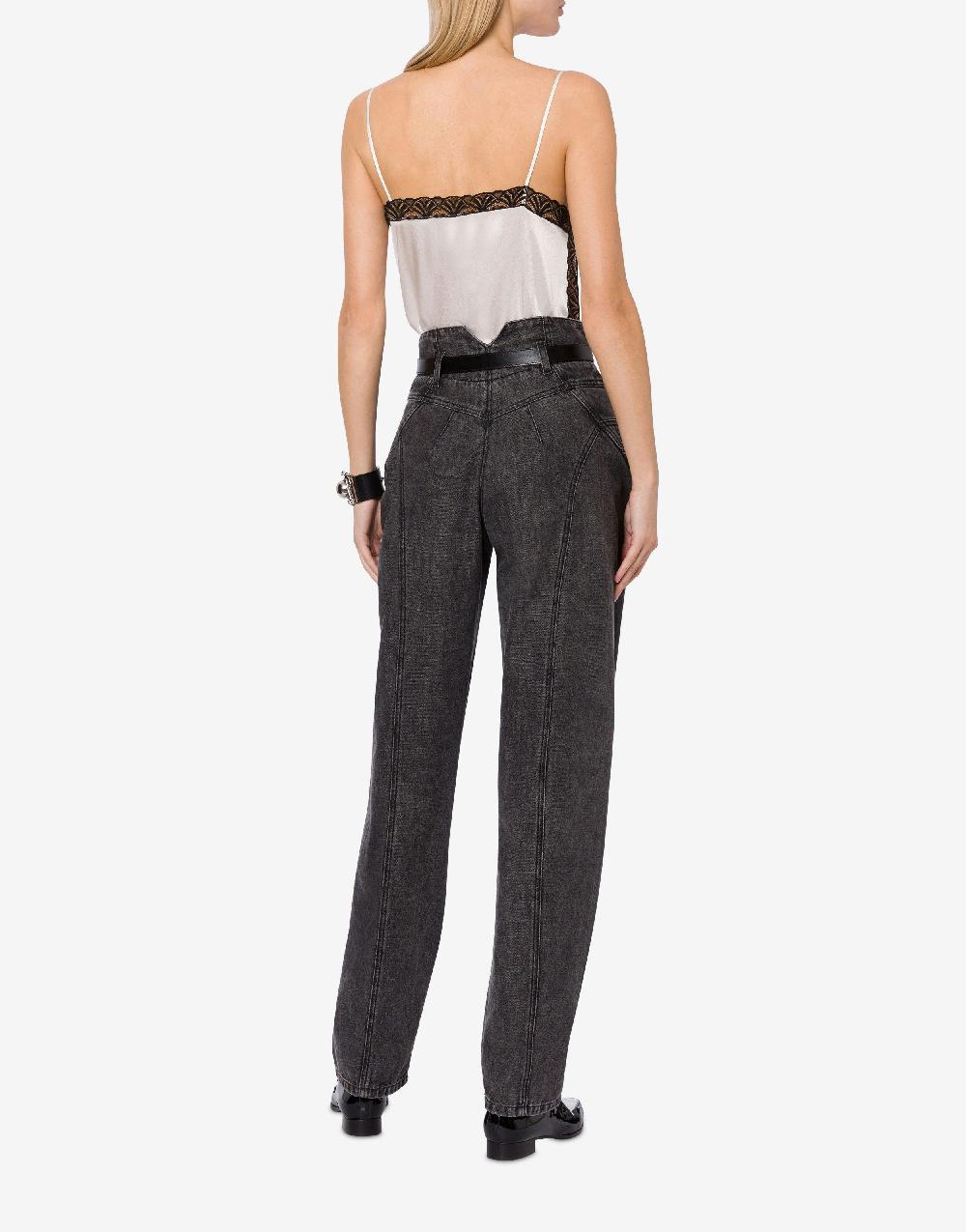 Alberta Ferretti Top in raso con pizzo Acquista Ora