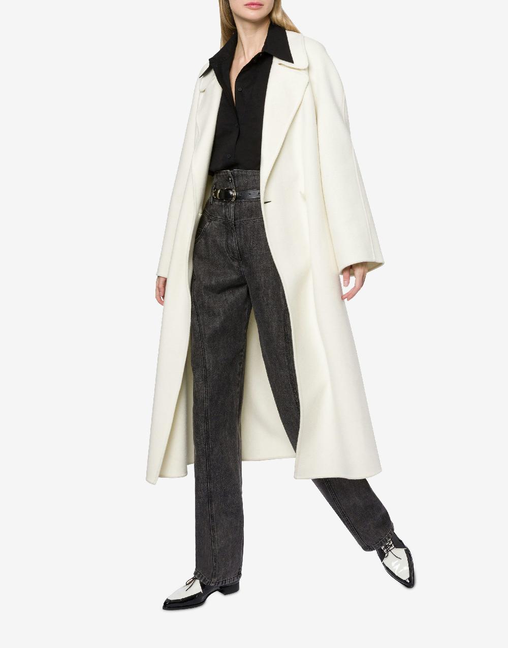 Alberta Ferretti Cappotto in lana cashmere double Fino Al -60%