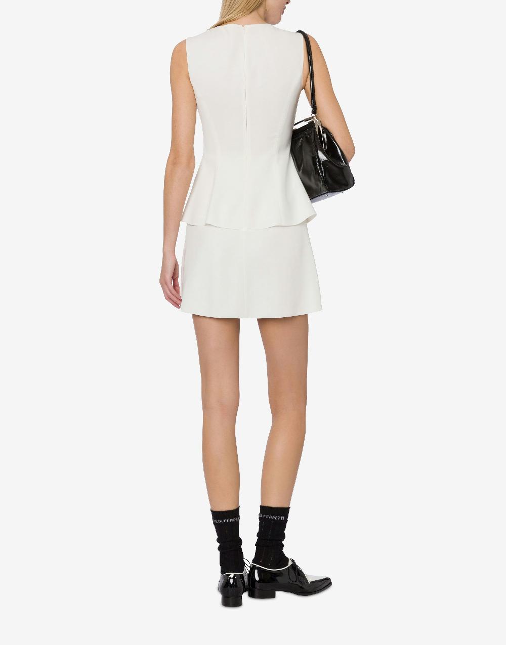 Alberta Ferretti Minidress in cady stretch Shopping Online