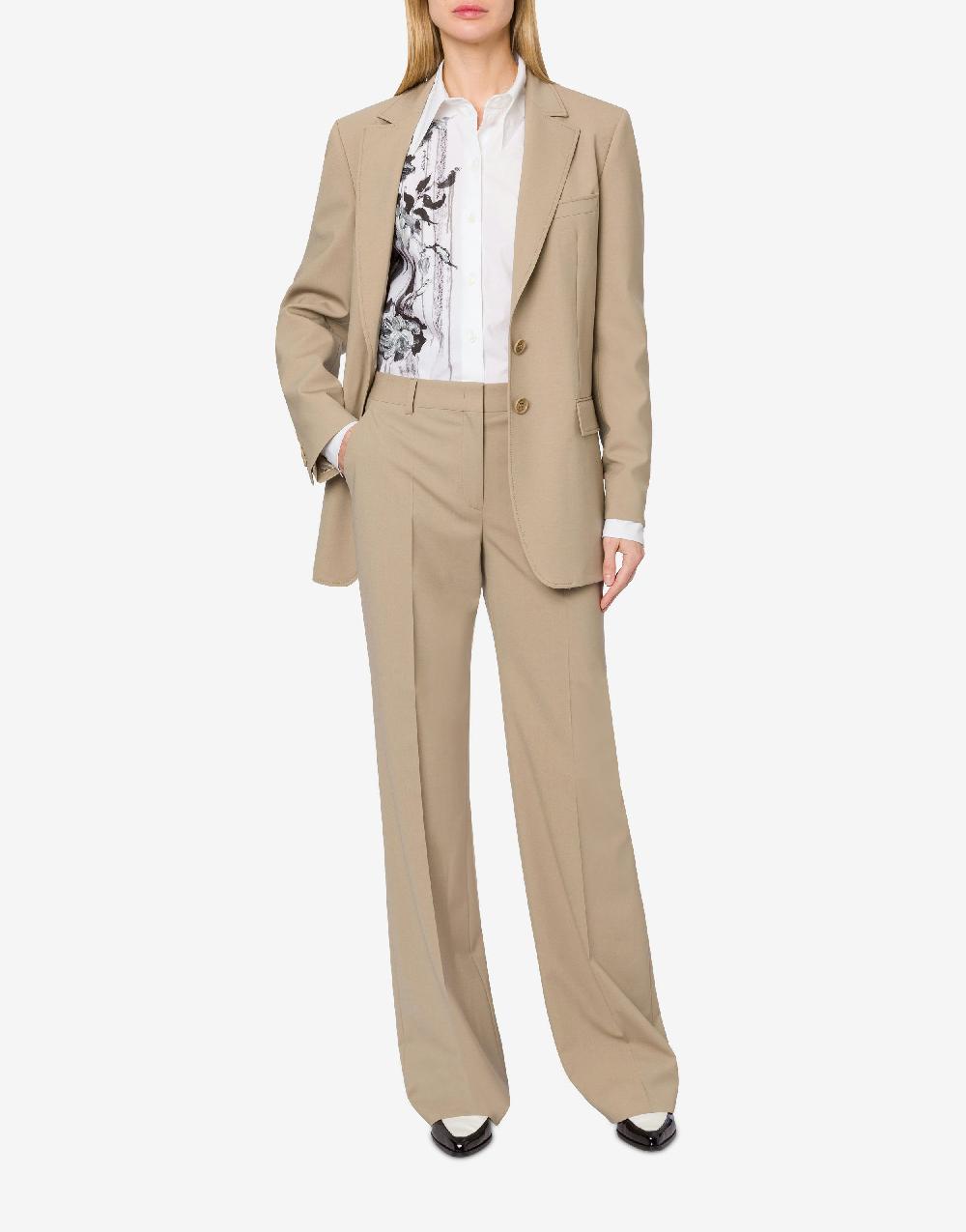 Alberta Ferretti Giacca in tela di lana stretch Sottocosto